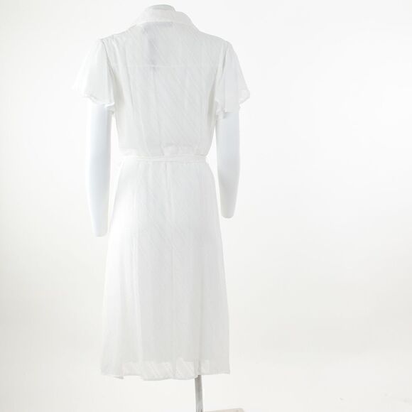 T Tahari Flutter Sleeve Midi Dress - Picture 3 of 5